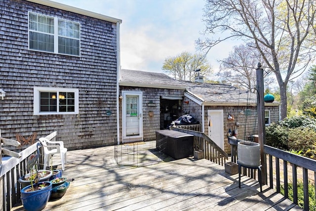 39 Bennets Neck Dr, Bourne, MA 02559 - view of wooden deck