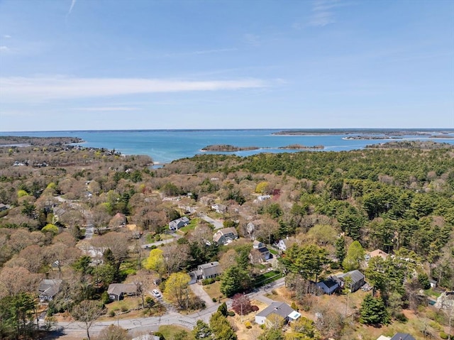 39 Bennets Neck Dr, Bourne, MA 02559 - aerial view of property and surrounding area featuring a nearby body of water