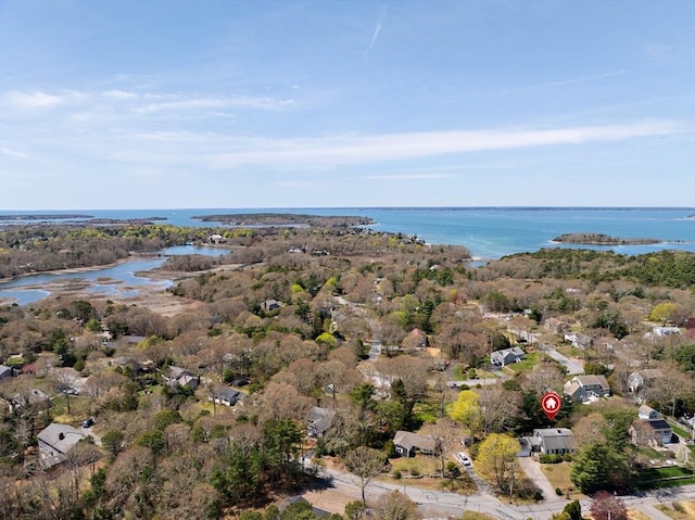 39 Bennets Neck Dr, Bourne, MA 02559 - aerial overview of property's location with a large body of water
