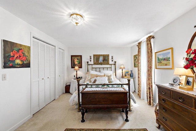 39 Bennets Neck Dr, Bourne, MA 02559 - bedroom with light colored carpet and multiple closets