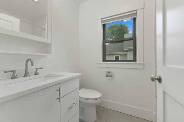 126 Central St Unit 2, Somerville, MA 02145 - bathroom with vanity and tile patterned floors