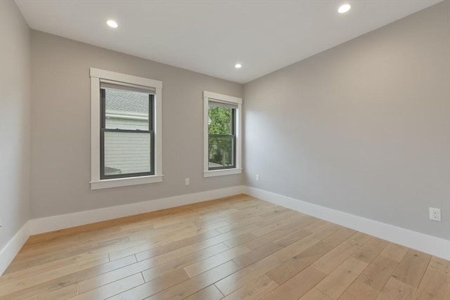 126 Central St Unit 2, Somerville, MA 02145 - spare room with light wood-style flooring and recessed lighting