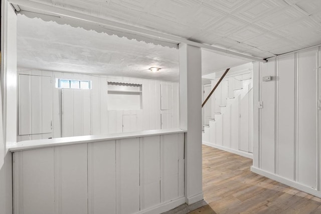 31 Whitman Ave, Melrose, MA 02176 - basement featuring wood finished floors and stairway