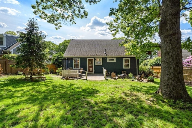 31 Whitman Ave, Melrose, MA 02176 - back of property featuring a shingled roof