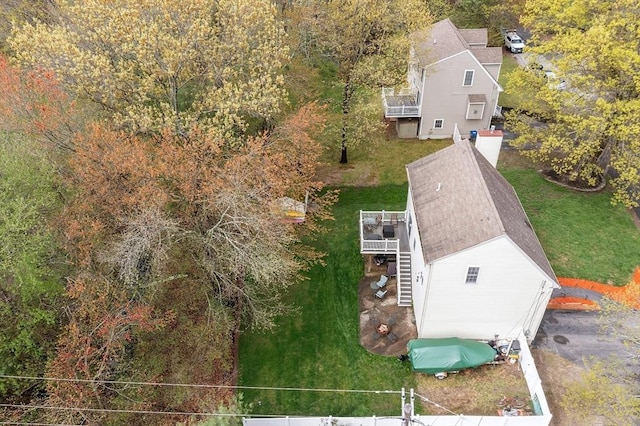 aerial view of property and surrounding area