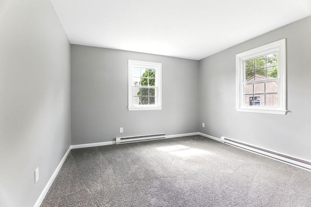 14 Provin Mountain Dr, Agawam, MA 01030 - empty room featuring baseboard heating, carpet, and baseboards