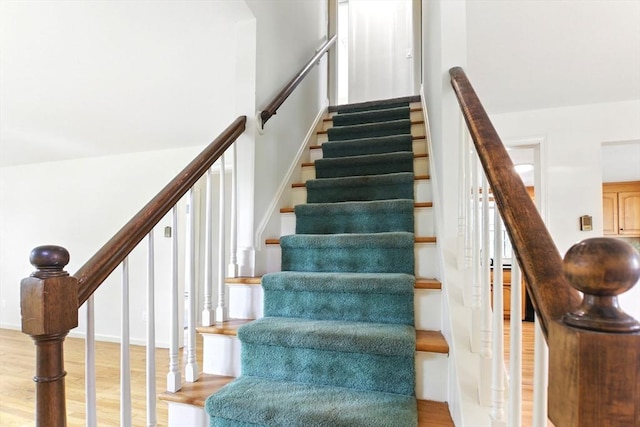 14 Provin Mountain Dr, Agawam, MA 01030 - stairs with wood finished floors
