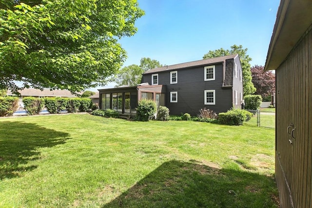14 Provin Mountain Dr, Agawam, MA 01030 - back of property with a sunroom
