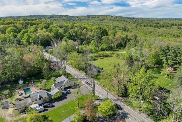 367 Main St, Hampstead, NH 03841 - aerial view of property's location featuring a heavily wooded area