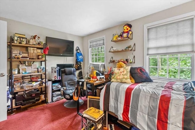 110 Northbridge Rd, Mendon, MA 01756 - bedroom with cooling unit and an office area