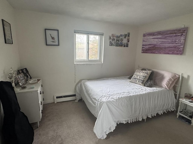 22 Bryon Rd Unit 3, Boston, MA 02467 - bedroom featuring a baseboard heating unit and carpet