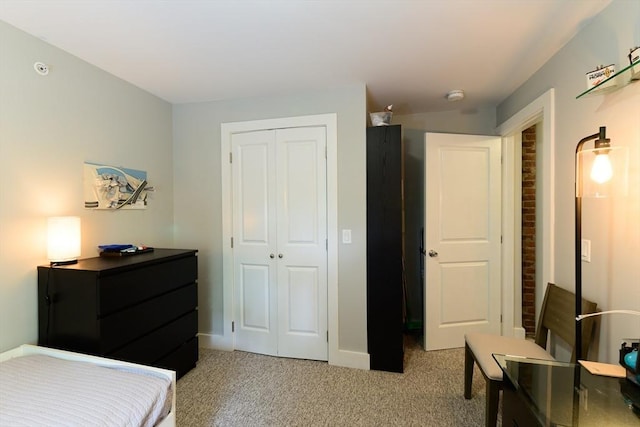 25 Taft St Unit 25, North Adams, MA 01247 - bedroom with a closet, light carpet, and baseboards