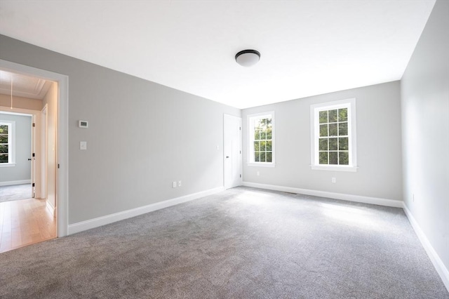 142 Tispaquin St, Middleboro, MA 02346 - carpeted spare room with attic access and baseboards