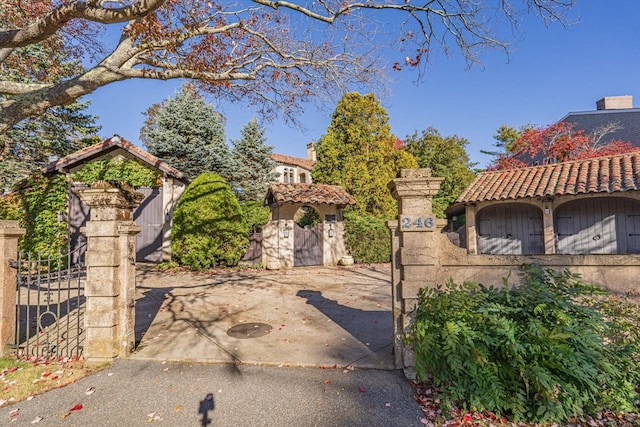 view of mediterranean / spanish house