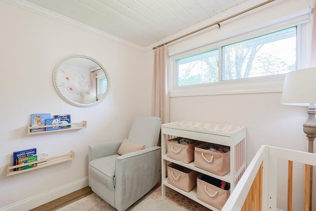 29 Regal St, Holliston, MA 01746 - sitting room with ornamental molding and baseboards