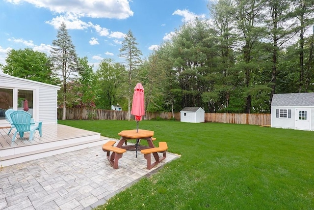29 Regal St, Holliston, MA 01746 - view of yard featuring a patio area, a deck, and outdoor dining area