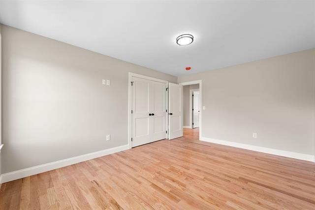 empty room featuring light hardwood / wood-style flooring