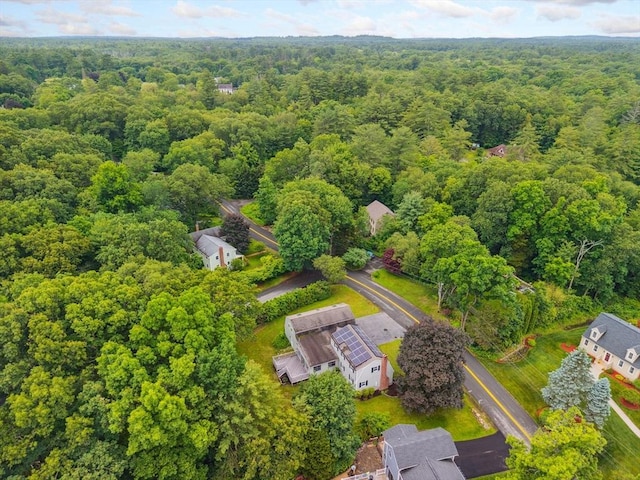 103 Central St, Newbury, MA 01922 - bird's eye view of a heavily wooded area