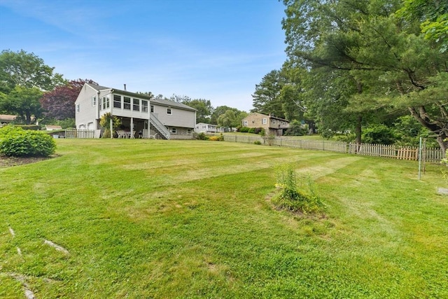 114 Cypress Dr, Swansea, MA 02777 - view of yard featuring stairway