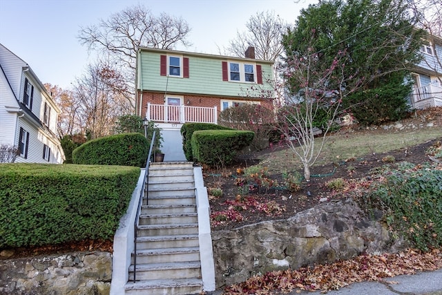 view of front of home