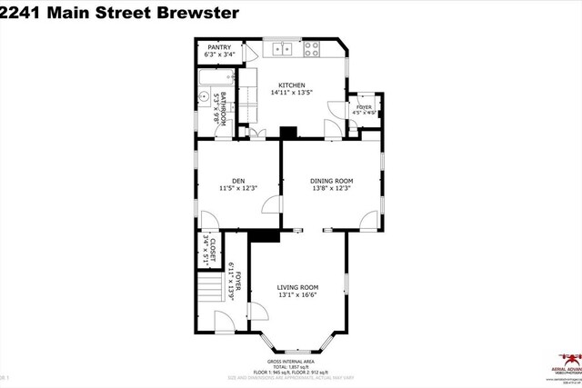 2241 Main St, Brewster, MA 02631 - floor plan / room layout