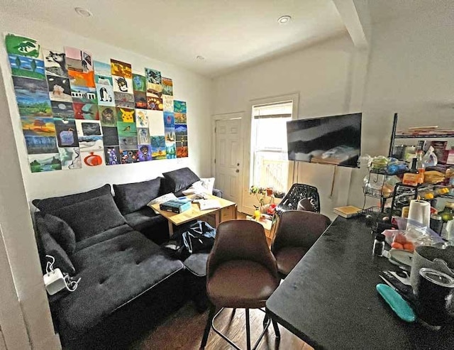 view of living area