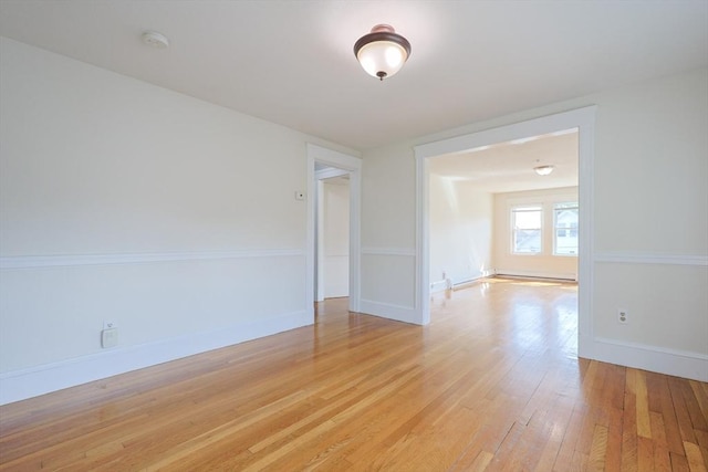 18-20 Melbourne Ave, Newton, MA 02460 - unfurnished room with light wood-style flooring and a smoke detector
