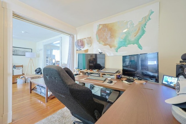 18-20 Melbourne Ave, Newton, MA 02460 - home office featuring wood finished floors