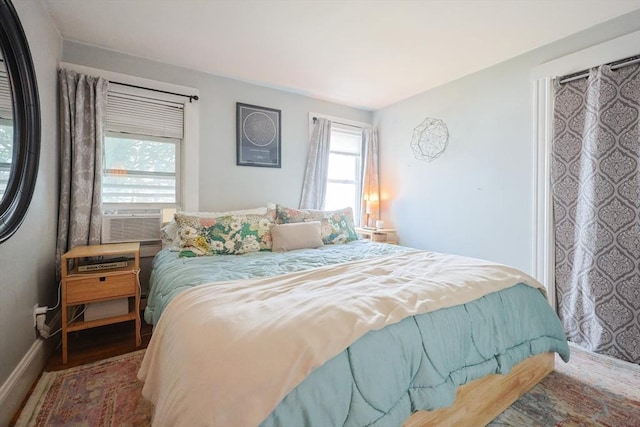 18-20 Melbourne Ave, Newton, MA 02460 - bedroom featuring wood finished floors and cooling unit