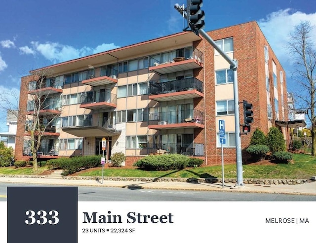 333 Main St, Melrose, MA 02176 - view of apartment building / complex