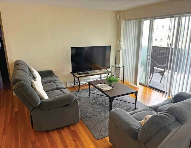 333 Main St, Melrose, MA 02176 - living area with wood finished floors