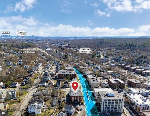 333 Main St, Melrose, MA 02176 - aerial view