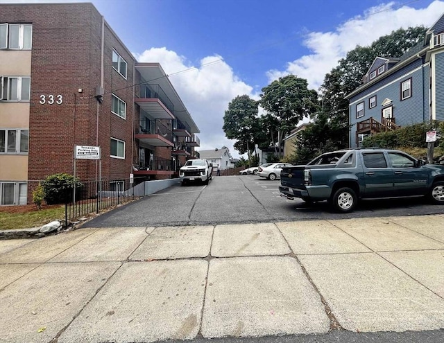 333 Main St, Melrose, MA 02176 - view of concrete road with a residential view