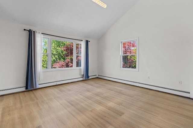 447 Old Connecticut Path, Framingham, MA 01701 - spare room featuring wood finished floors and high vaulted ceiling