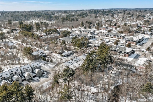 aerial view featuring a residential view