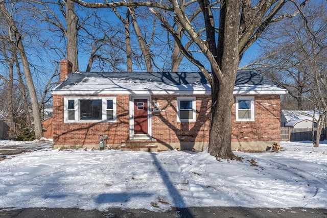 view of front of home