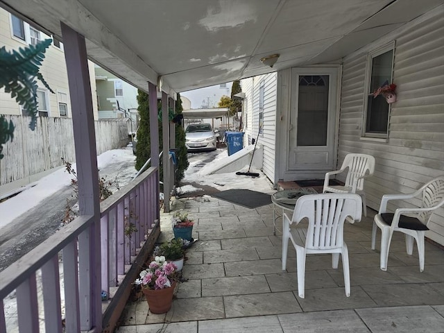 view of patio