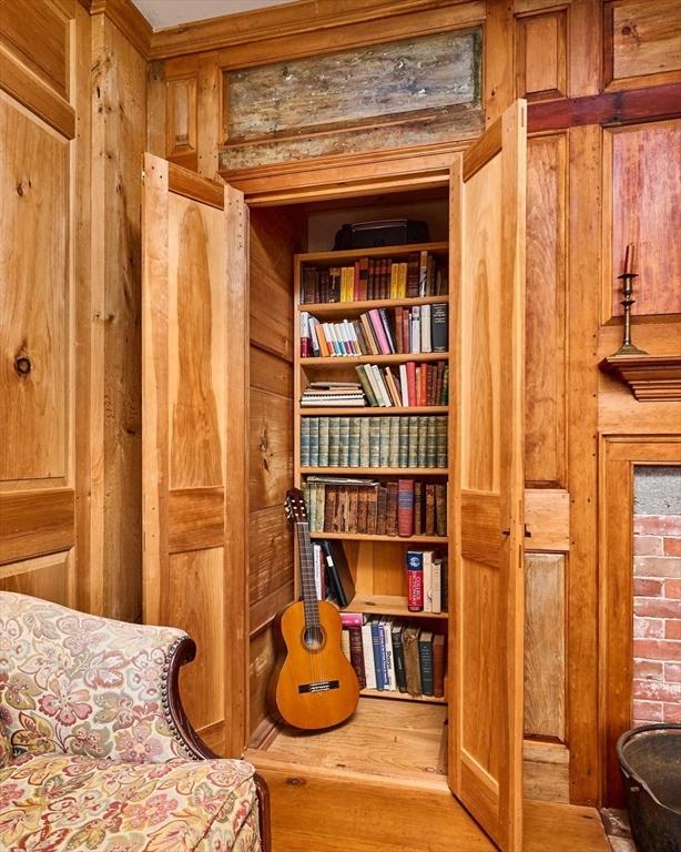 interior space featuring hardwood / wood-style flooring