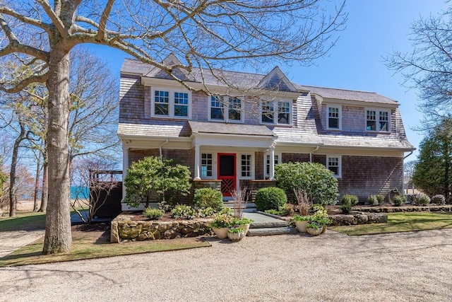 17 Mattarest Ln, Dartmouth, MA 02748 - shingle-style home featuring a gambrel roof