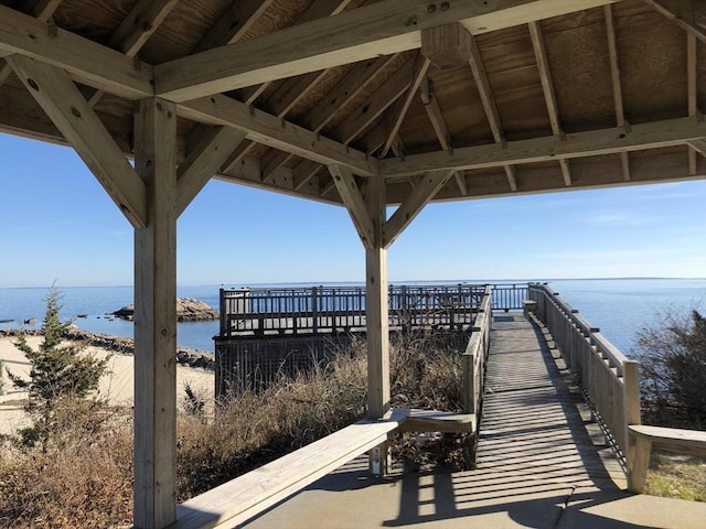 17 Mattarest Ln, Dartmouth, MA 02748 - view of home's community with a water view and a gazebo