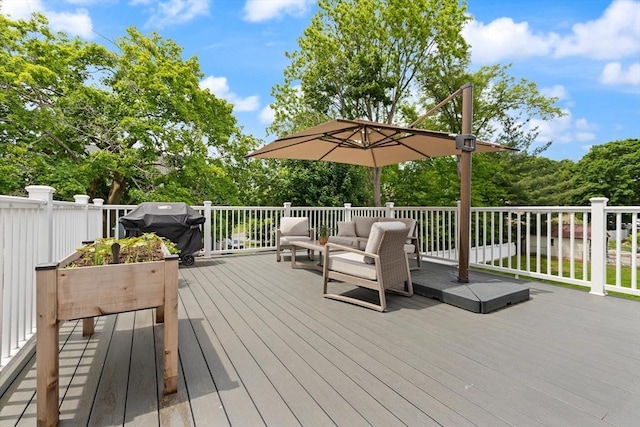 141 Jewett St Unit 2, Newton, MA 02458 - deck with area for grilling and an outdoor living space