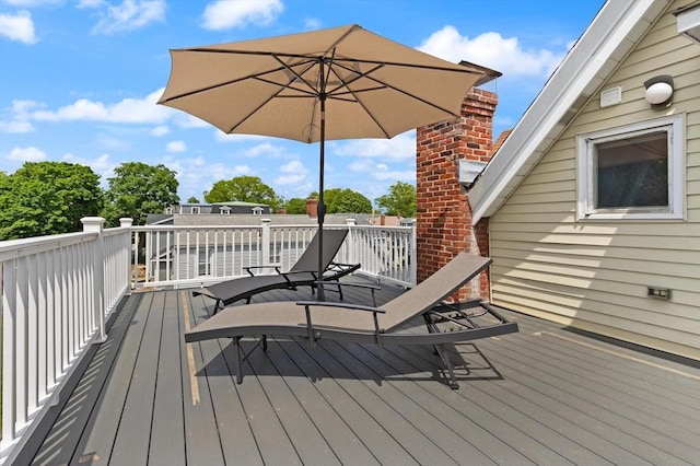 141 Jewett St Unit 2, Newton, MA 02458 - view of wooden terrace