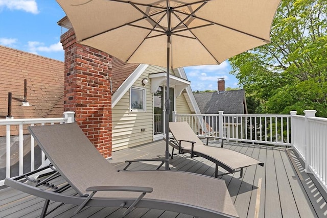 141 Jewett St Unit 2, Newton, MA 02458 - view of wooden deck