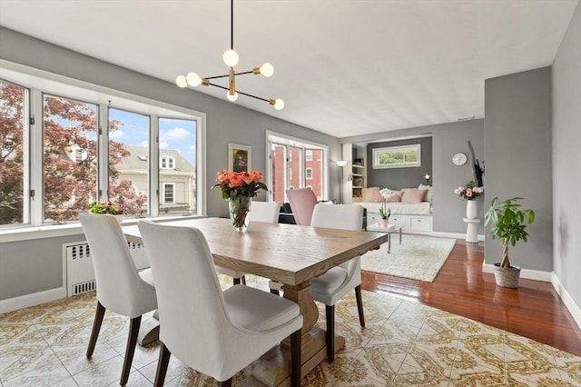 141 Jewett St Unit 2, Newton, MA 02458 - dining area featuring plenty of natural light and baseboards