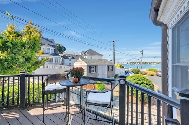 600 Shirley St Unit 3, Winthrop, MA 02152 - wooden deck featuring a residential view