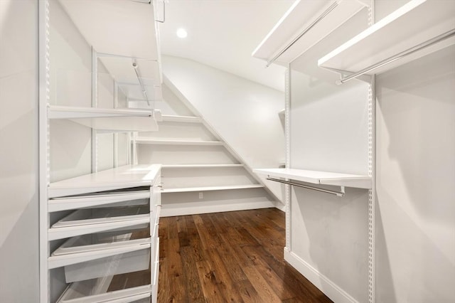 26 Newport St Unit 2, Boston, MA 02125 - walk in closet with dark wood-style flooring