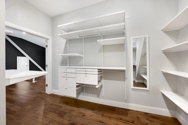 26 Newport St Unit 2, Boston, MA 02125 - walk in closet featuring dark wood finished floors