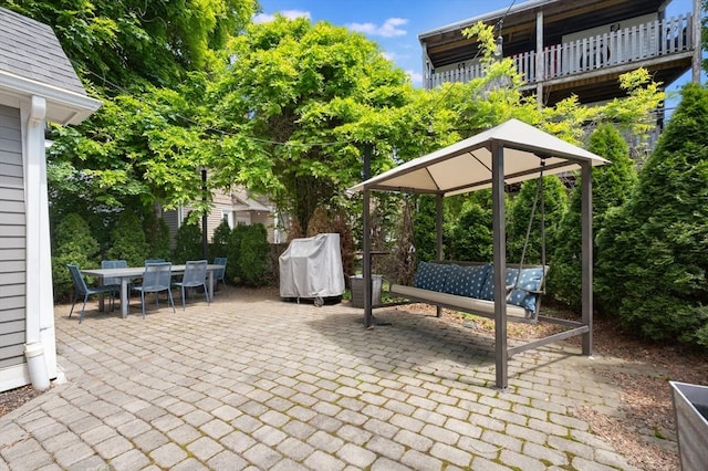 26 Newport St Unit 2, Boston, MA 02125 - view of patio featuring outdoor dining area
