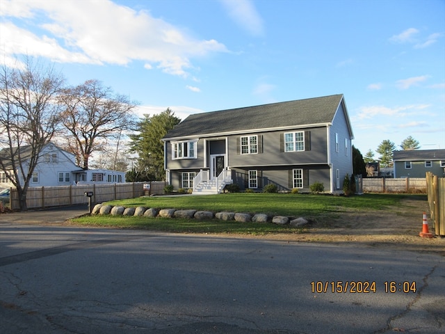 view of bi-level home