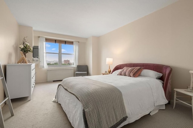 151 Tremont St Unit 9N, Boston, MA 02111 - bedroom featuring radiator and light carpet